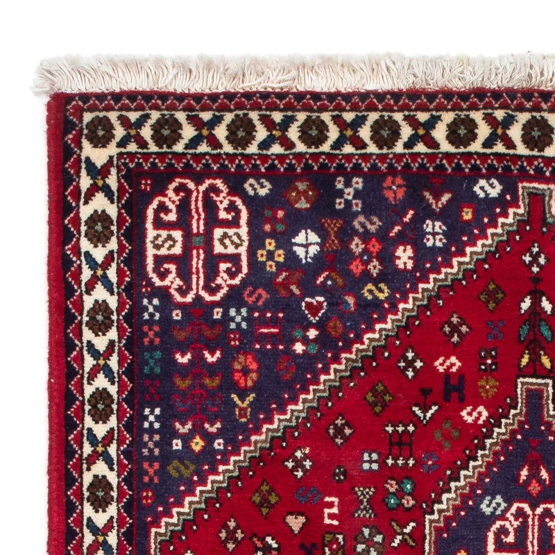Perserteppich - Nomadic 75 x 130 cm - dunkelrot