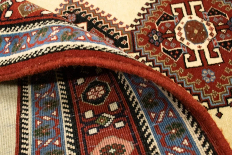 Ghashghai Teppich 107x160cm - Perserteppich - beige