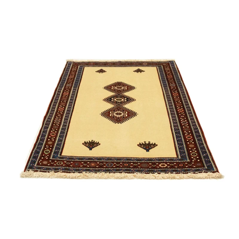 Ghashghai Teppich 107x160cm - Perserteppich - beige