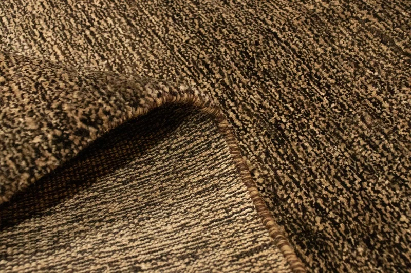 Gabbeh Teppich Indus 62x100cm - Wollteppich - dunkelbraun