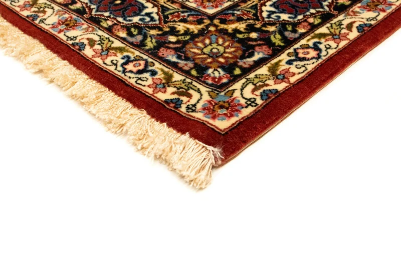 Ghom Teppich 102x148cm - Perserteppich - rot