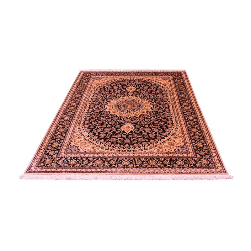 China Seide Teppich 122x183cm - Orientteppich - dunkelrot