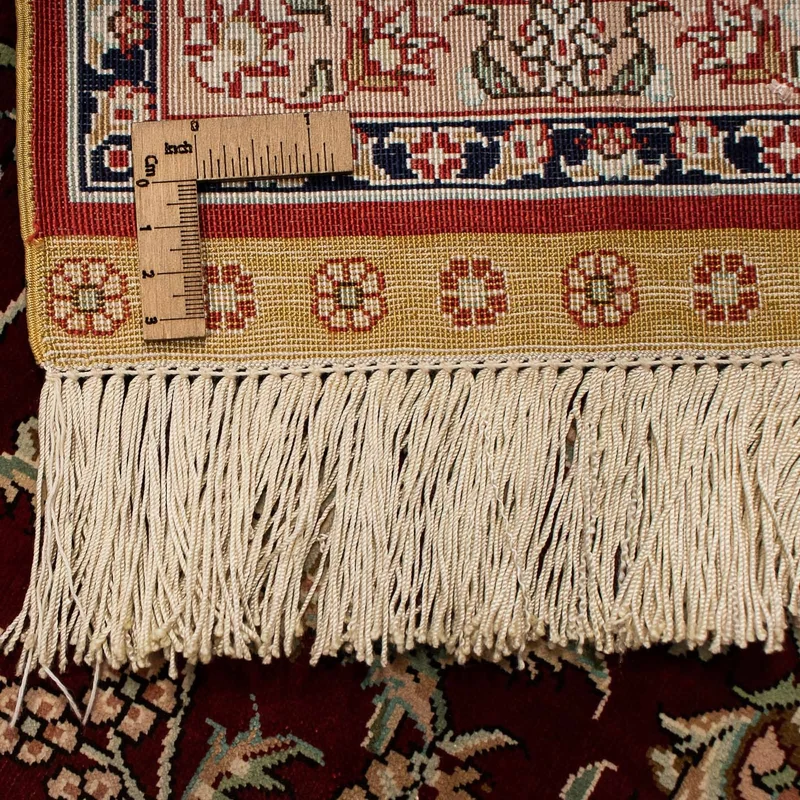 Ghom - Seide Teppich 132x216cm - Perserteppich - rot