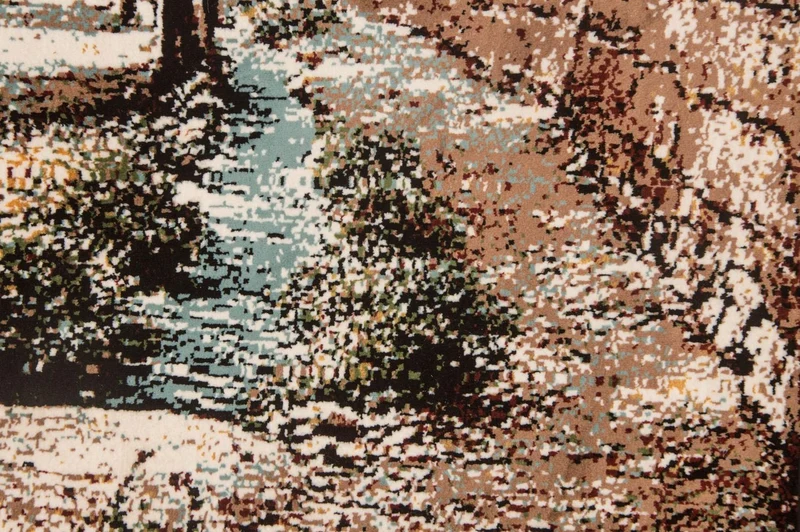 Bild-Teppich 80x110cm - Orientteppich - mehrfarbig