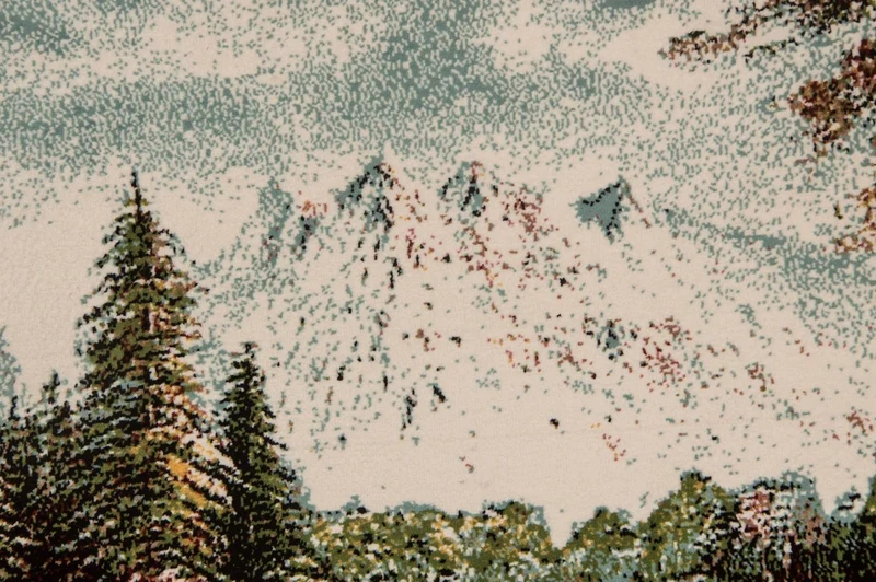 Bild-Teppich 60x85cm - Orientteppich - mehrfarbig