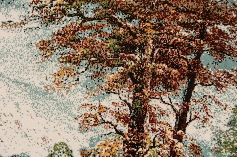 Bild-Teppich 60x85cm - Orientteppich - mehrfarbig