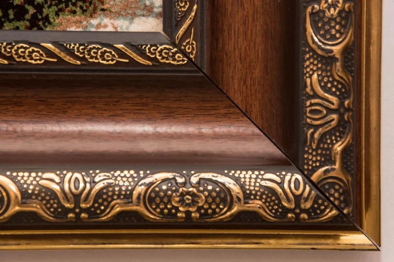 Bild-Teppich 60x85cm - Orientteppich - mehrfarbig