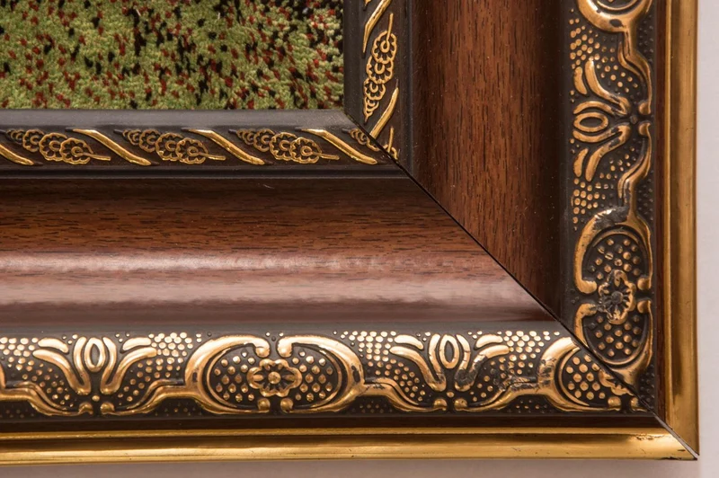 Bild-Teppich 60x85cm - Orientteppich - mehrfarbig