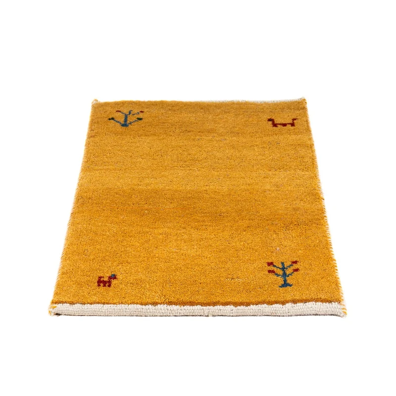 Gabbeh Teppich - Loribaft Perser 40 x 60 cm - orange