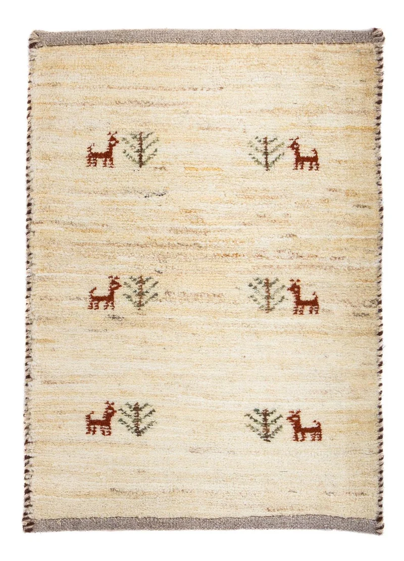 Loribaft Teppich Perser 40x60cm - Orientteppich - beige
