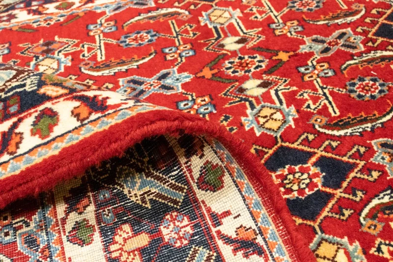 Ghashghai Teppich 103x150cm - Perserteppich - rot