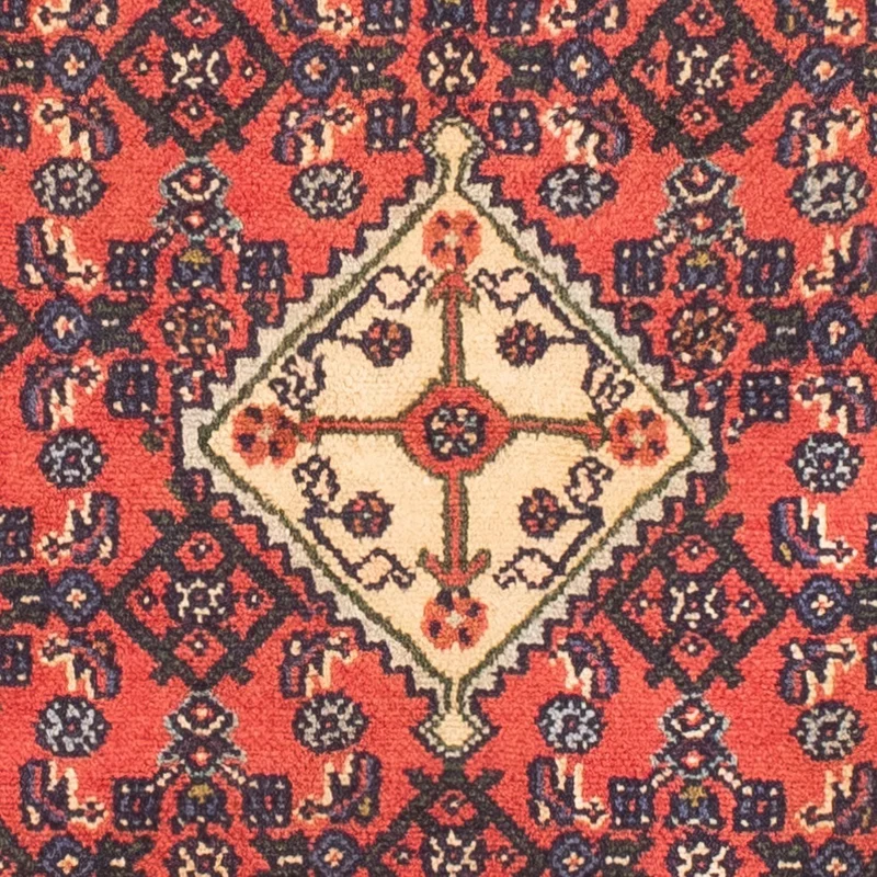 Hosseinabad Teppich 98x150cm - Perserteppich - hellrot