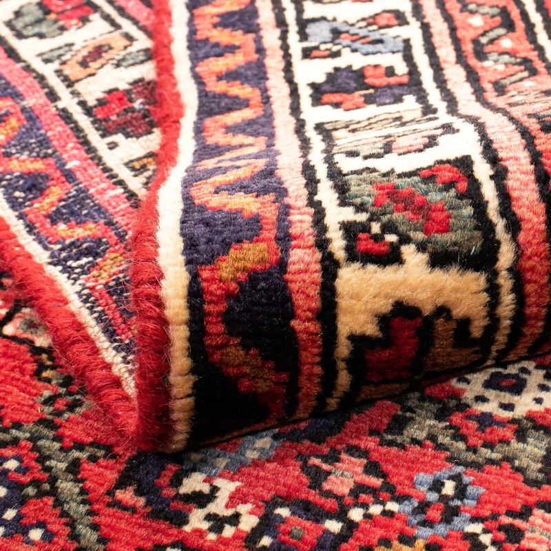 Hosseinabad Teppich 100x155cm - Perserteppich - rot