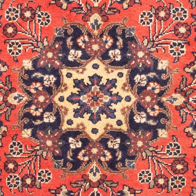 Hosseinabad Teppich 100x150cm - Perserteppich - rot