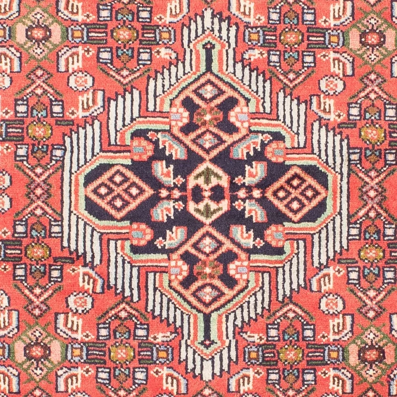 Hosseinabad Teppich 105x145cm - Perserteppich - rot