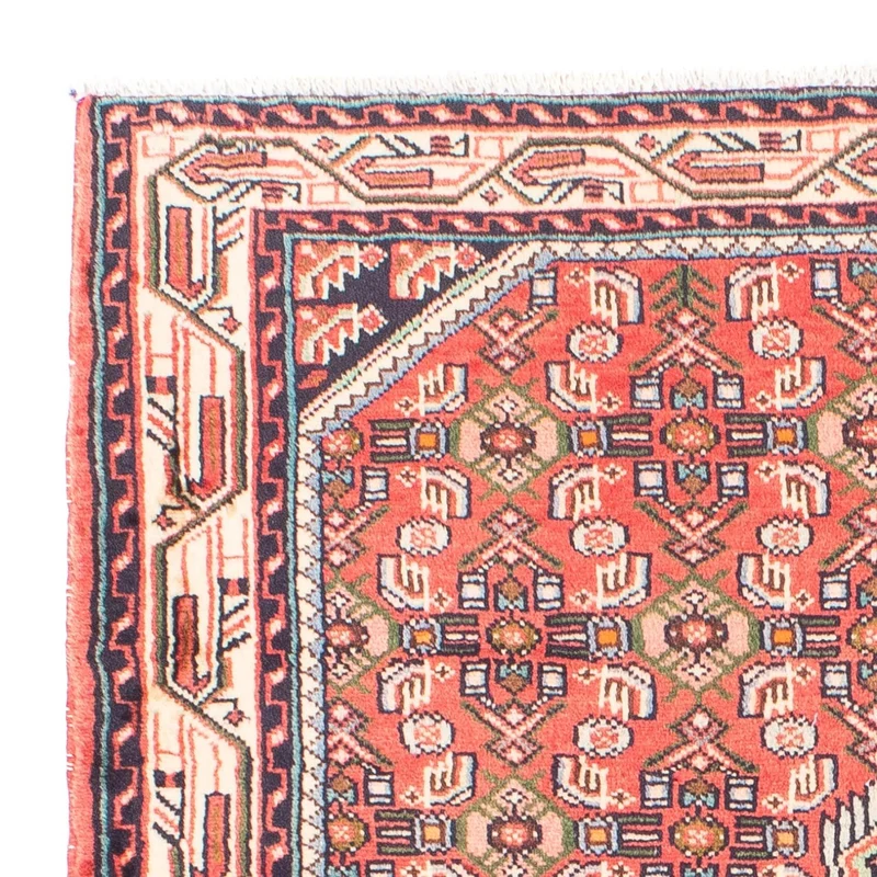Hosseinabad Teppich 105x145cm - Perserteppich - rot