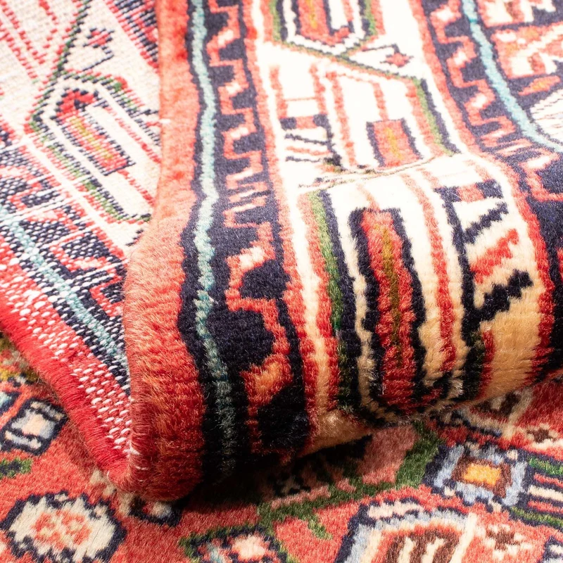 Hosseinabad Teppich 105x145cm - Perserteppich - rot
