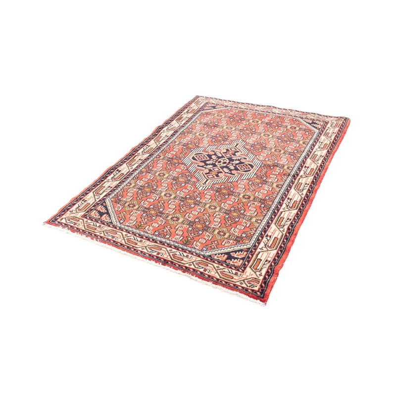 Hosseinabad Teppich 105x145cm - Perserteppich - rot