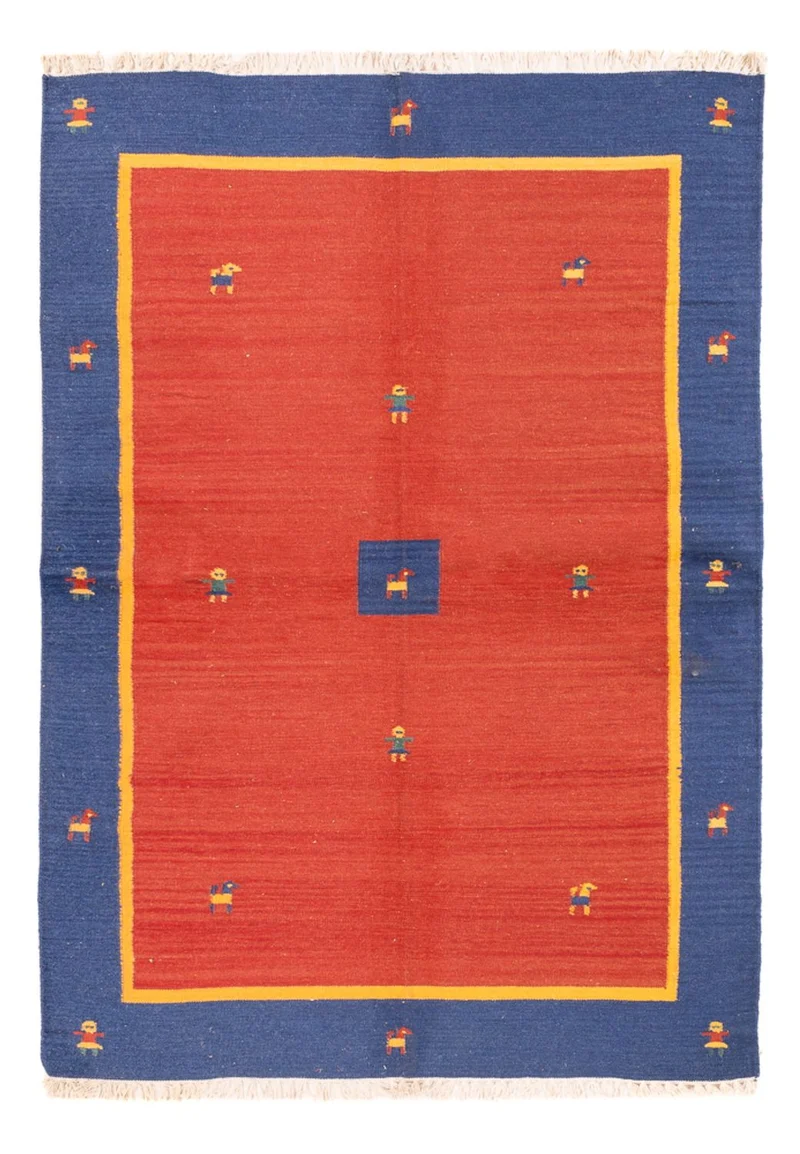 Kelim Teppich - Trendy - 140 x 200 cm - mehrfarbig