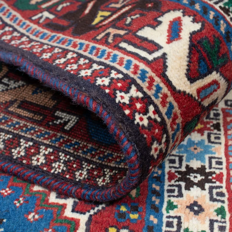 Yalameh Teppich 101x150cm - Perserteppich - mehrfarbig