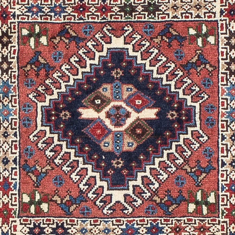 Yalameh Teppich 100x140cm - Perserteppich - hellrot