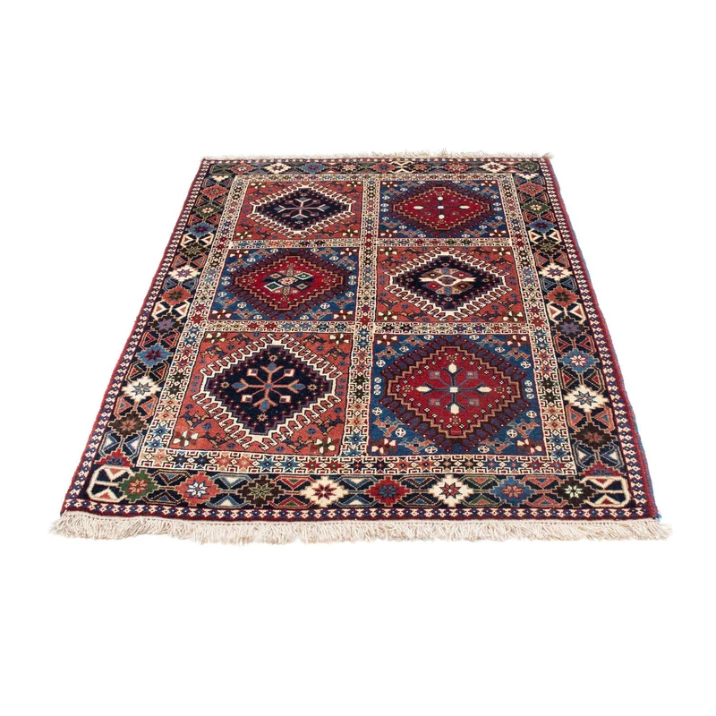 Yalameh Teppich 100x140cm - Perserteppich - hellrot