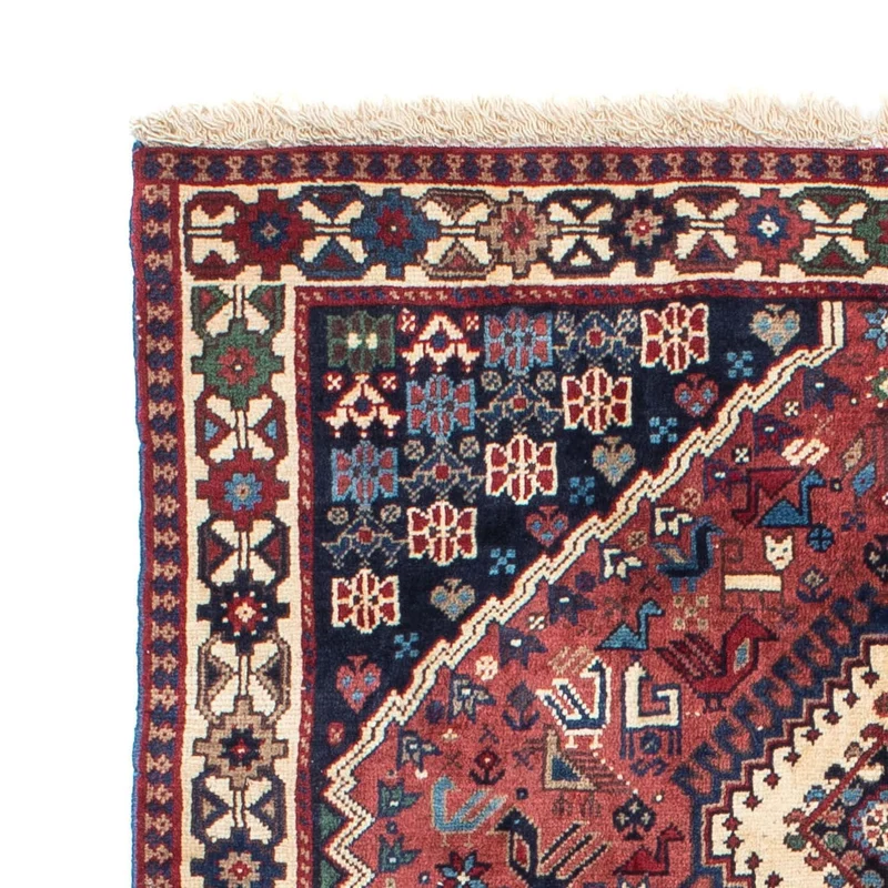 Yalameh Teppich 100x146cm - Perserteppich - hellrot