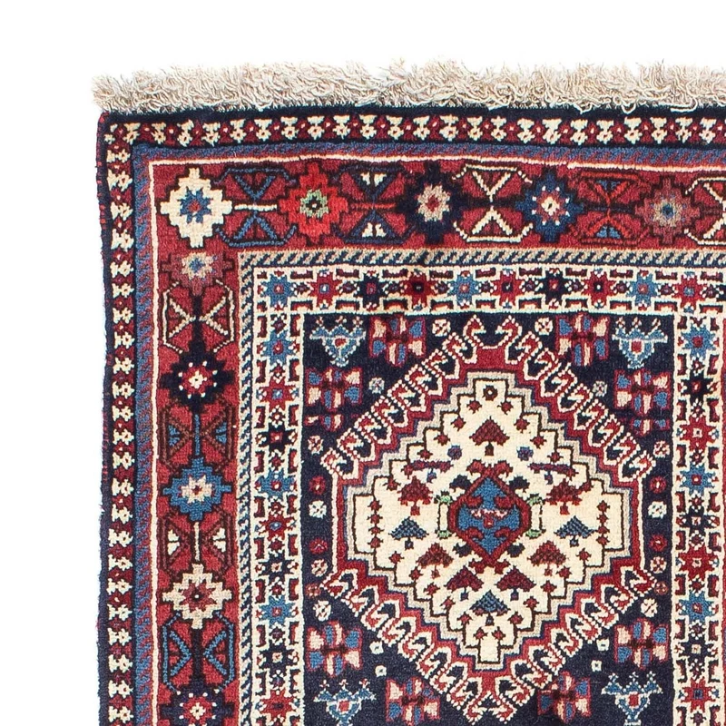 Yalameh Teppich 98x148cm - Perserteppich - hellrot