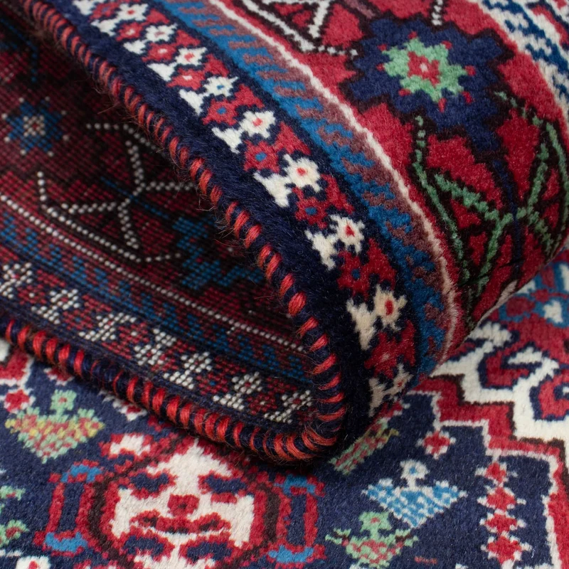 Yalameh Teppich 98x148cm - Perserteppich - hellrot