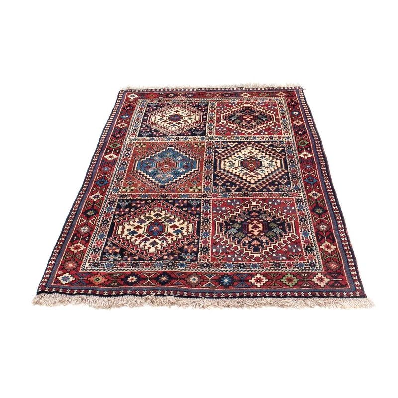 Yalameh Teppich 98x148cm - Perserteppich - hellrot