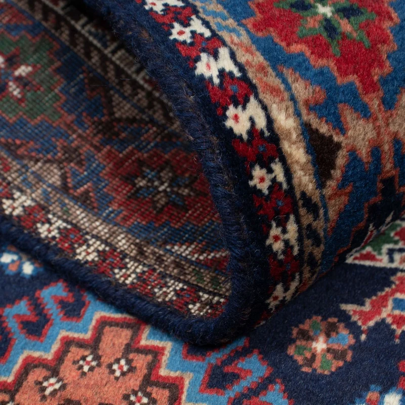 Yalameh Teppich 102x152cm - Perserteppich - dunkelblau