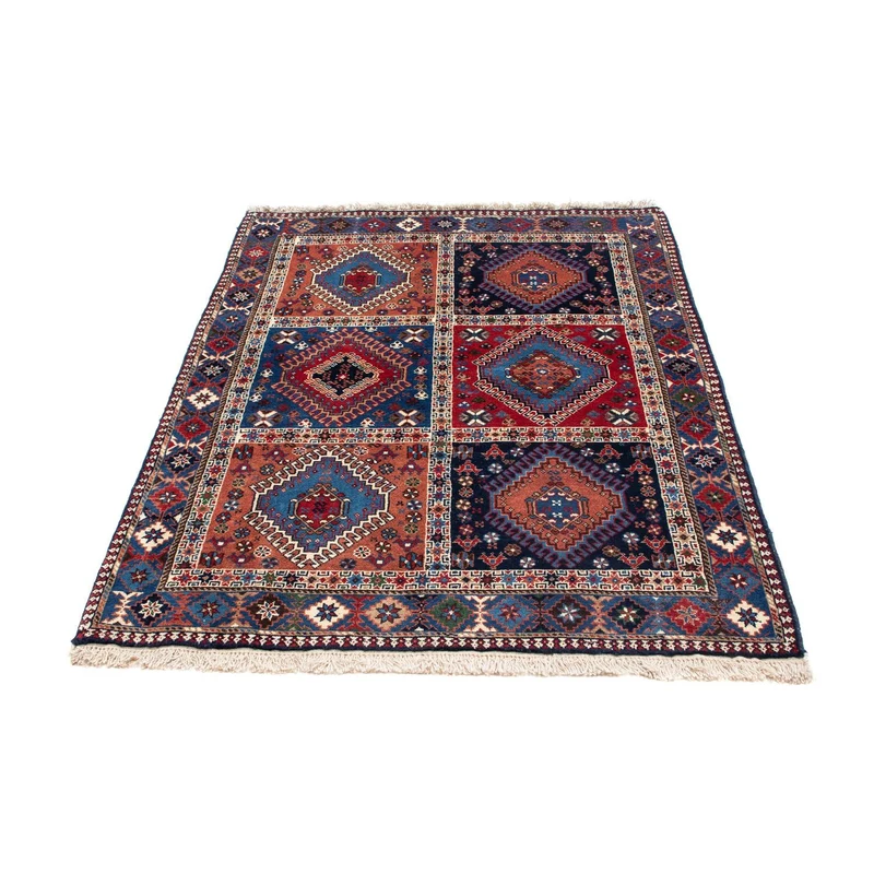 Yalameh Teppich 102x152cm - Perserteppich - dunkelblau