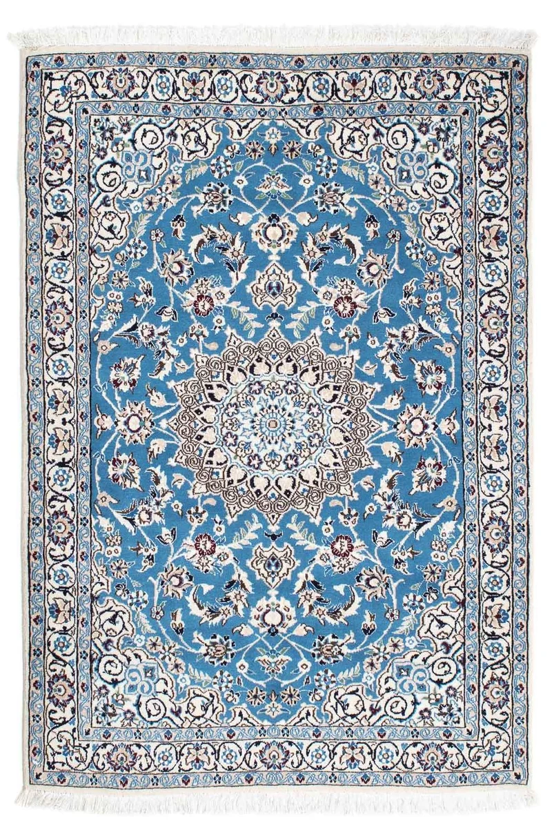Nain - 9La Teppich 112x172cm - Perserteppich - blau