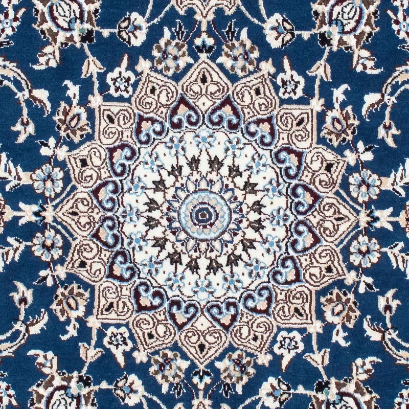 Nain - 9La Teppich 113x176cm - Perserteppich - blau