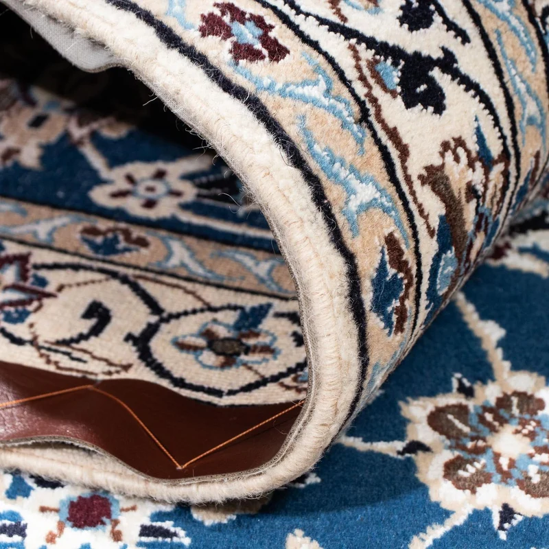 Nain - 9La Teppich 113x176cm - Perserteppich - blau