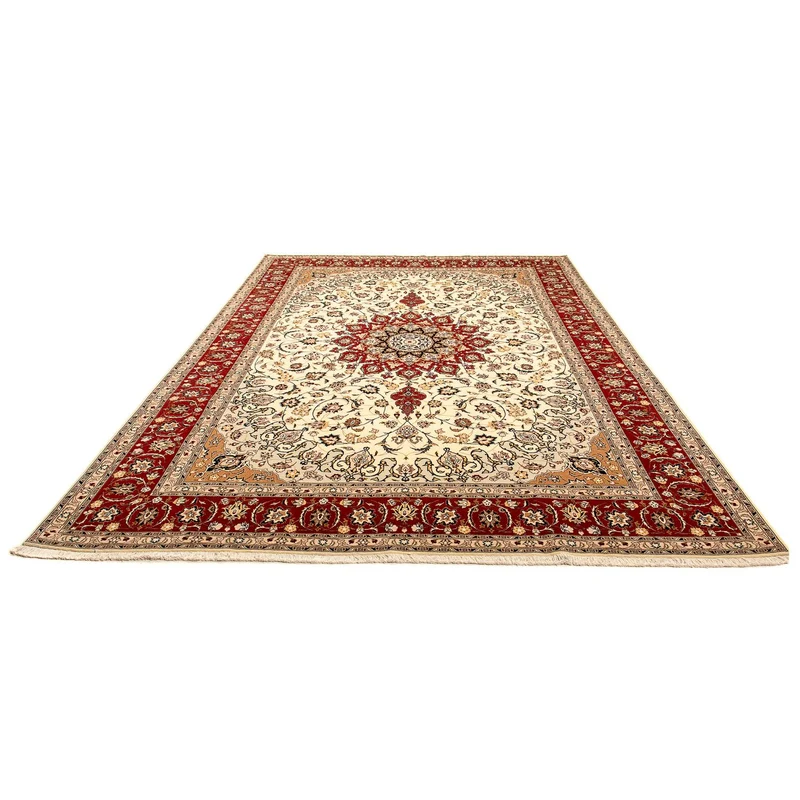 Täbriz - 50 Raj Teppich 250x358cm - Perserteppich - beige