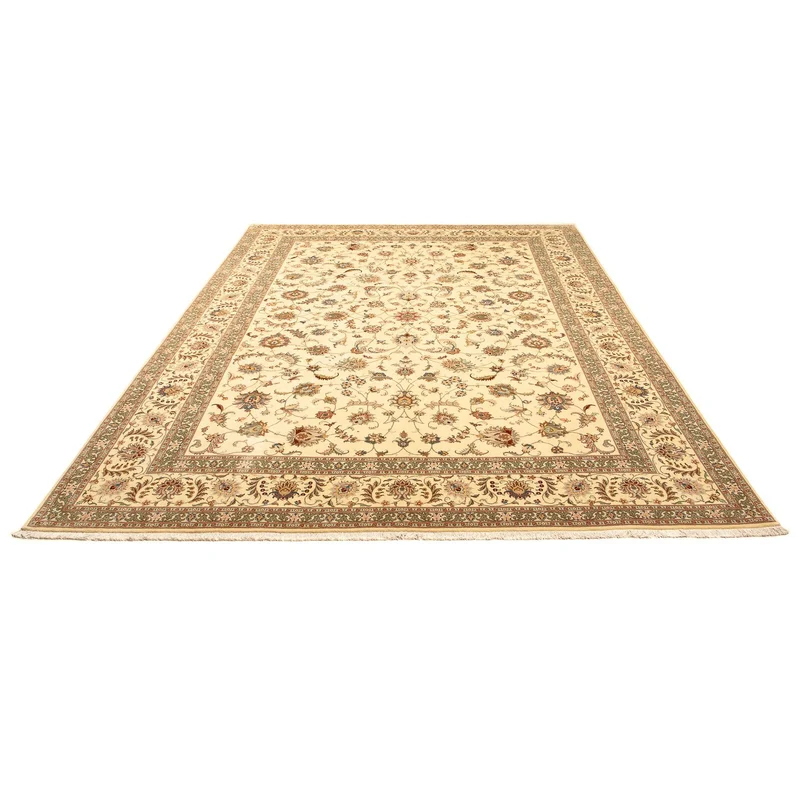 Täbriz - 50 Raj Teppich 250x342cm - Perserteppich - beige