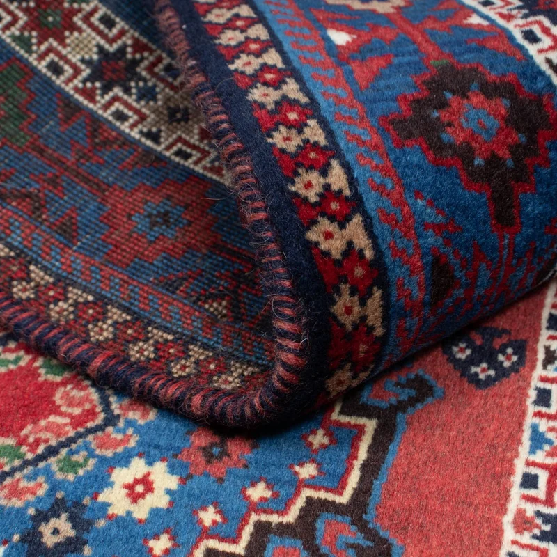 Yalameh Teppich 100x140cm - Perserteppich - dunkelrot