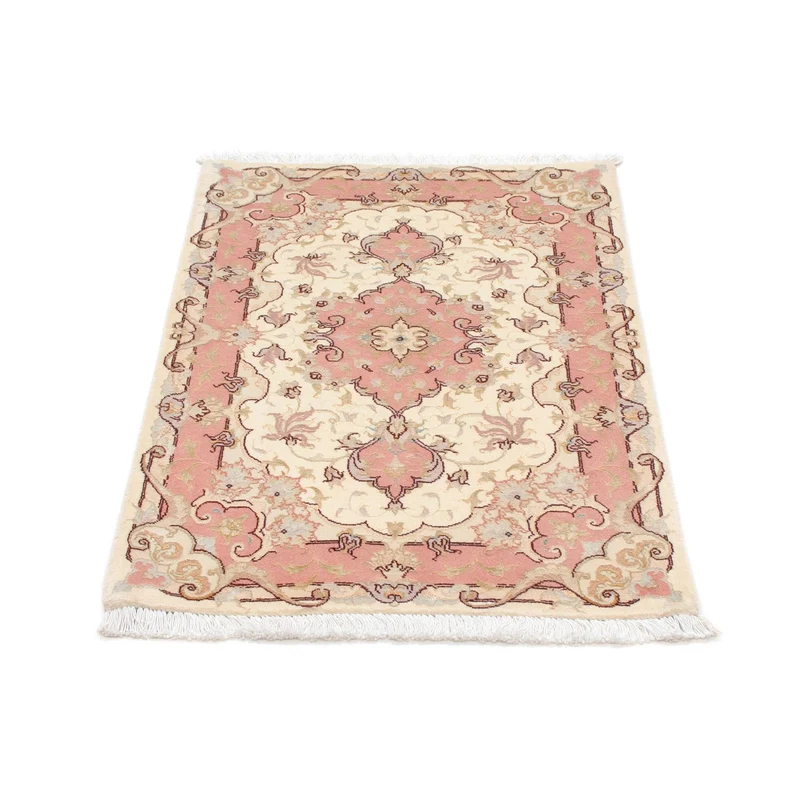Täbriz - 50 Raj Teppich 60x92cm - Perserteppich - beige
