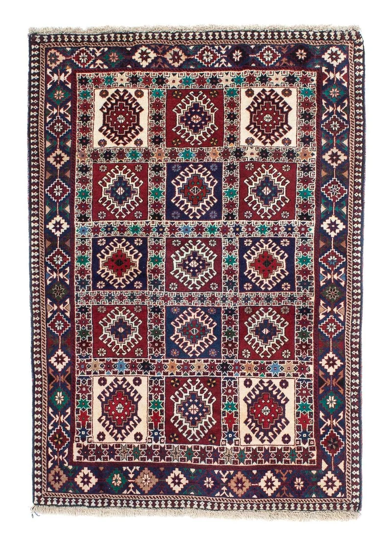 Yalameh Teppich 103x151cm - Perserteppich - blau
