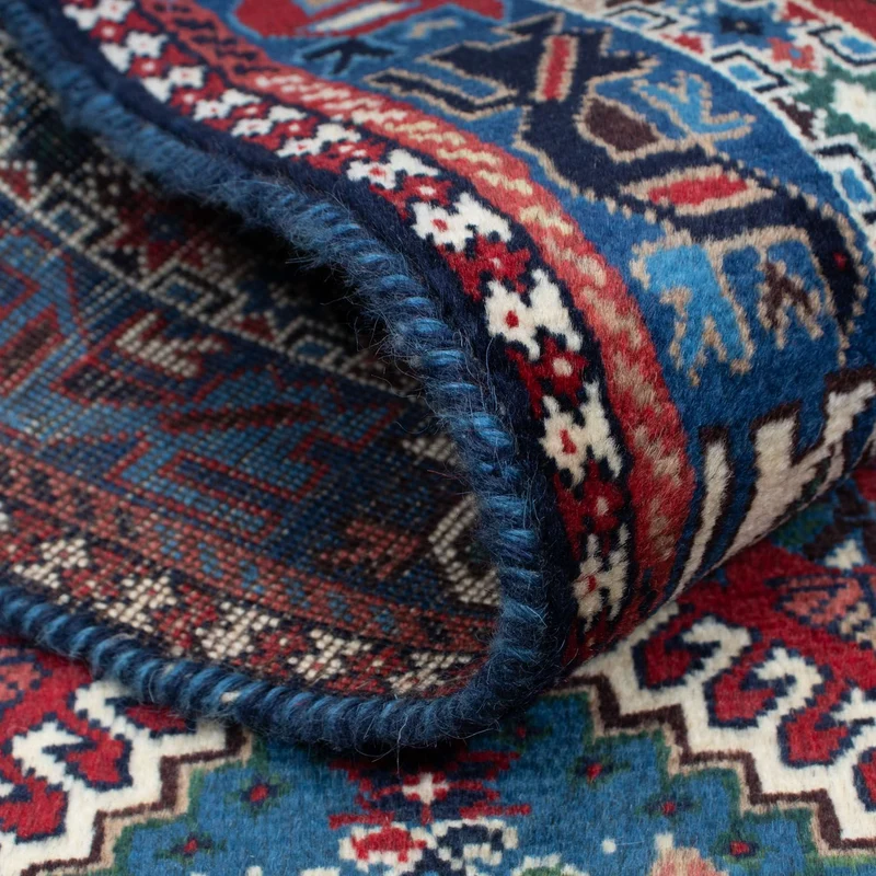 Yalameh Teppich 100x143cm - Perserteppich - blau