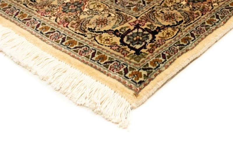 Täbriz - 50 Raj Teppich 102x153cm - Perserteppich - beige