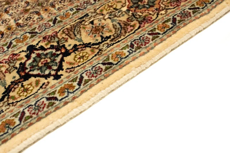 Täbriz - 50 Raj Teppich 102x153cm - Perserteppich - beige