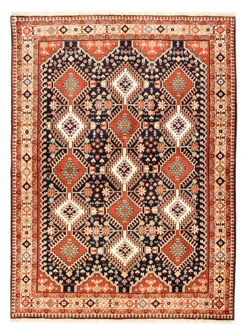 Yalameh Teppich 150x198cm - Perserteppich - rost