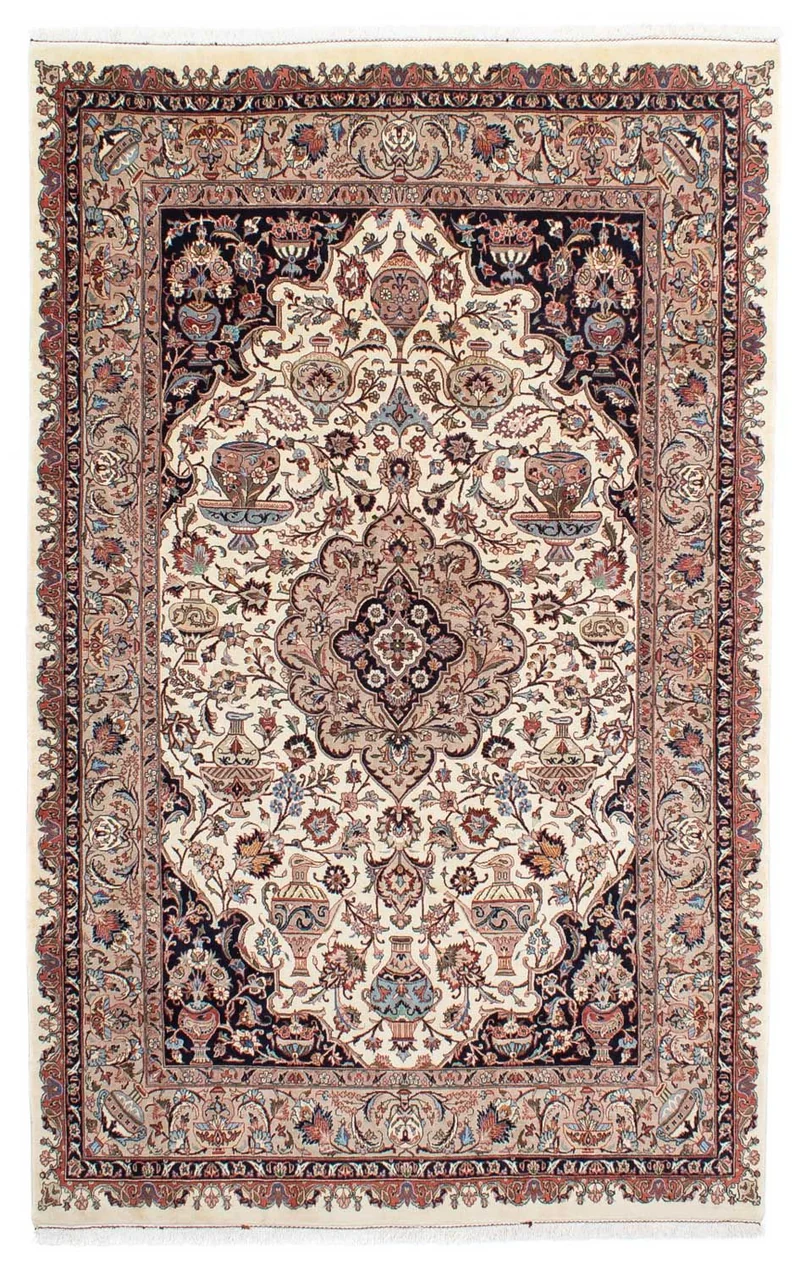 Kaschmar Teppich 195x295cm - Perserteppich - beige