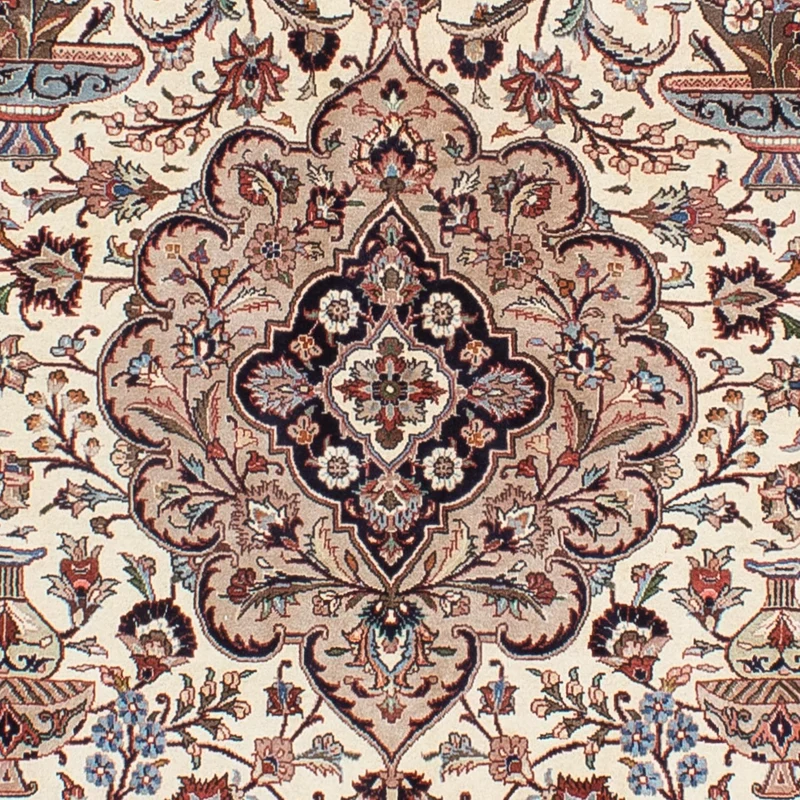 Kaschmar Teppich 195x295cm - Perserteppich - beige