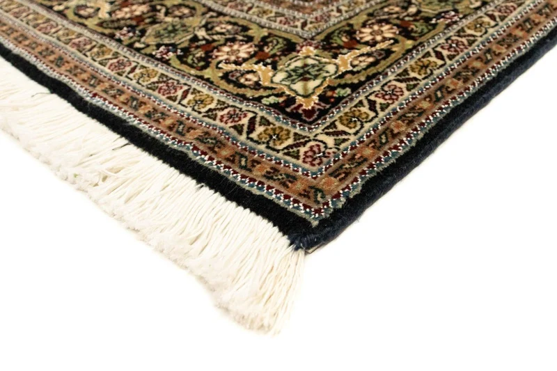 Täbriz - 50 Raj Teppich 103x165cm - Perserteppich - schwarz