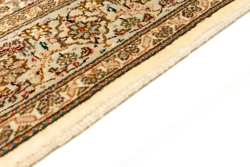 Täbriz - 50 Raj Teppich 101x157cm - Perserteppich - beige