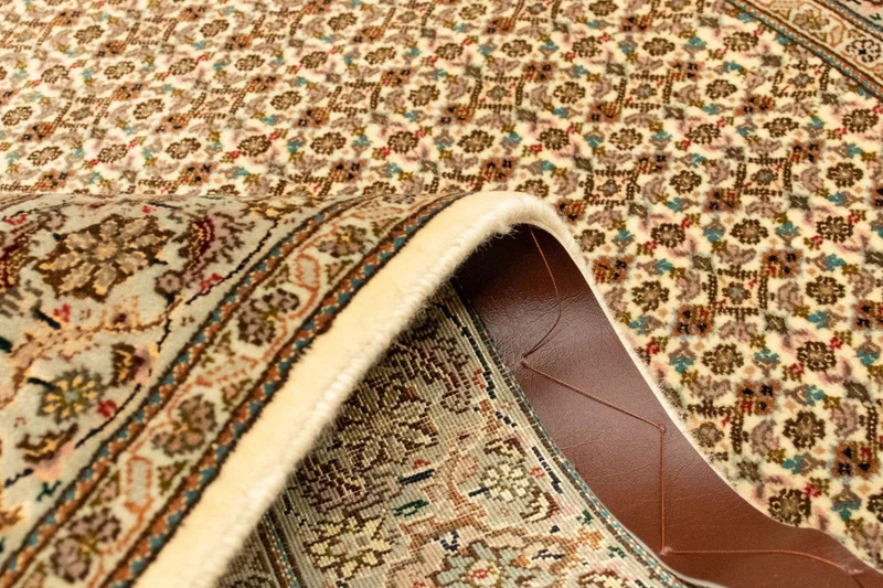 Täbriz - 50 Raj Teppich 101x157cm - Perserteppich - beige