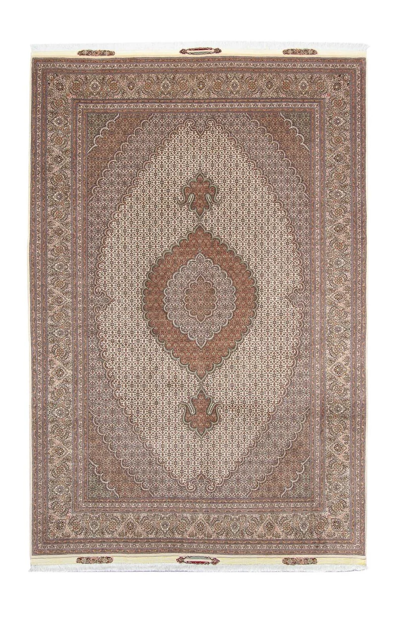 Täbriz Teppich 200x310cm - Perserteppich - beige